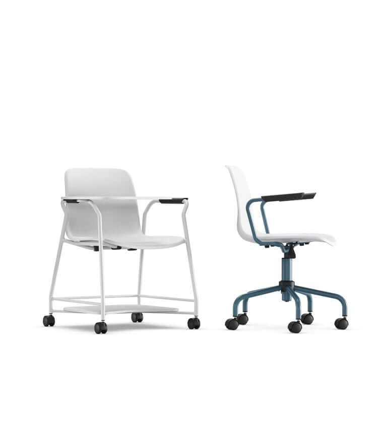 Cavaletti MATCH - Cadeira Coletiva Fixa e Giratória Cavaletti MATCH - Cadeira Coletiva Fixa e Giratória