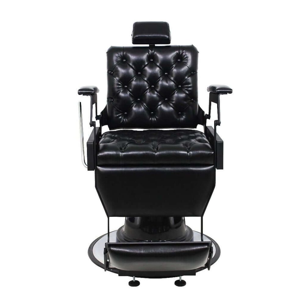 Cadeira de Barbeiro Hawk Silver com Capitonê Cadeira de Barbeiro Hawk Silver com Capitonê