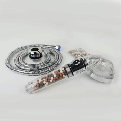 Kit Ducha Acqua Cleaner com Bioesferas de purificação Kixiki