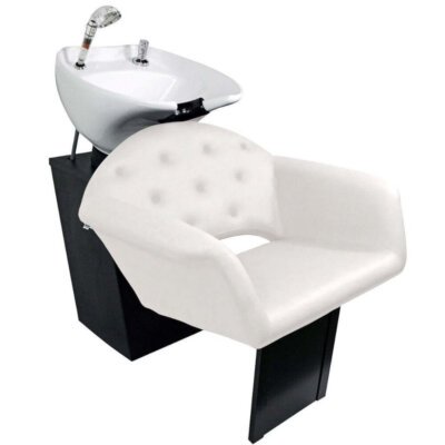 Lavatório Flex Velvet com Cuba de Porcelana - Estrutura Preta