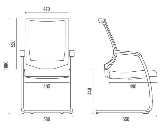 Cavaletti Air - Cadeira para escritório Executiva Aproximação 27006 SI Cadeira escritório Cavaletti Air - Cadeira para escritório Executiva Aproximação 27006 SI Cadeira escritório
