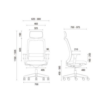 Cavaletti Vélo - Cadeira para escritório Presidente Giratória 42101 AC - PRONTA ENTREGA Cavaletti Vélo - Cadeira para escritório Presidente Giratória 42101 AC - PRONTA ENTREGA