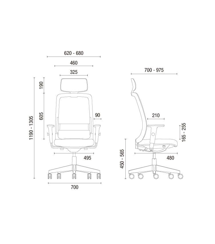 Cavaletti Vélo - Cadeira para escritório Presidente Giratória 42101 AC - PRONTA ENTREGA Cavaletti Vélo - Cadeira para escritório Presidente Giratória 42101 AC - PRONTA ENTREGA
