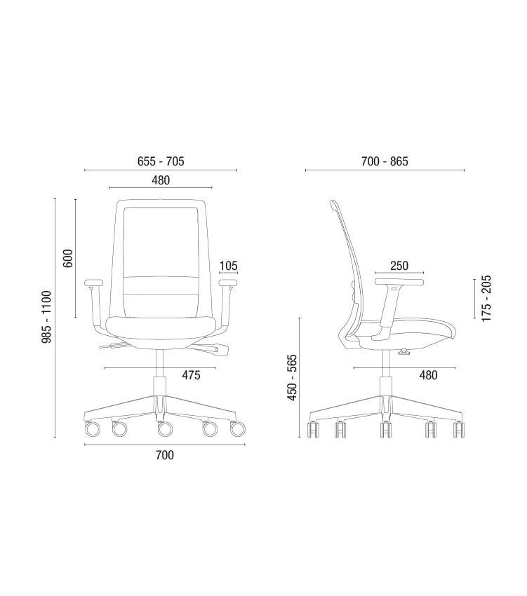 Cavaletti C4 - Cadeira para escritórioPresidente Giratória 29001 AC Cavaletti C4 - Cadeira para escritórioPresidente Giratória 29001 AC