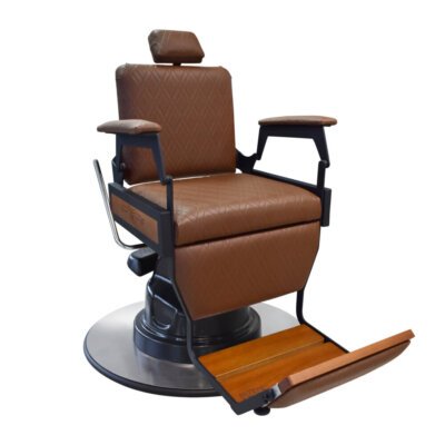 Cadeira de Barbeiro Hawk Reclinável Texturizada