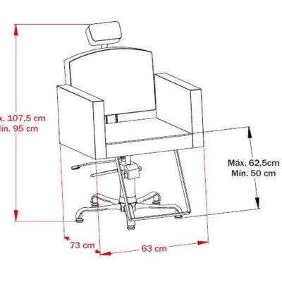 Cadeira Slim Reclinável
