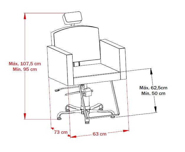 Cadeira Slim Reclinável