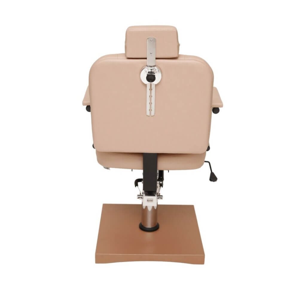 Combo Cadeira e Lavatório Rosé Beauty com Descanso de Pernas par Salão de Beleza