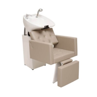 Lavatório Diva com Descanso de Pernas para Salão de Beleza
