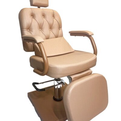 Cadeira Rose Beauty Reclinável com Descanso de Pernas para Salão de Beleza