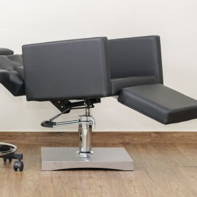 Cadeira Diva Reclinável com Descanso de pernas para Salão de Beleza