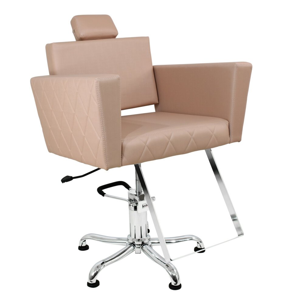 Cadeira de Cabeleireiro Niágara Reclinável com Matelassê