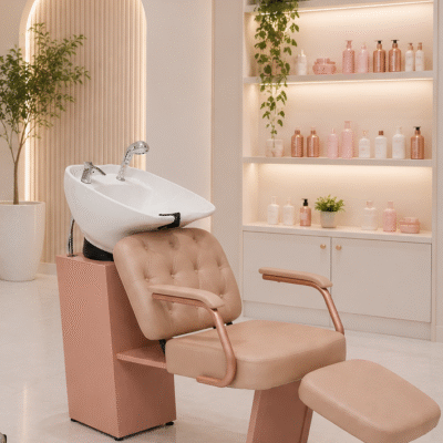 Lavatório Beauty Rose para Salão de Beleza Lavatório Beauty Rose para Salão de Beleza