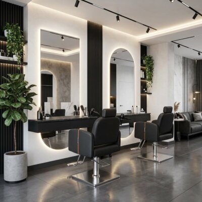 Cadeira Vogue Reclinável para Salão de Beleza Cadeira Vogue Reclinável para Salão de Beleza