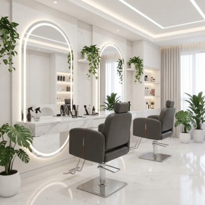 Cadeira Vogue Reclinável para Salão de Beleza Cadeira Vogue Reclinável para Salão de Beleza