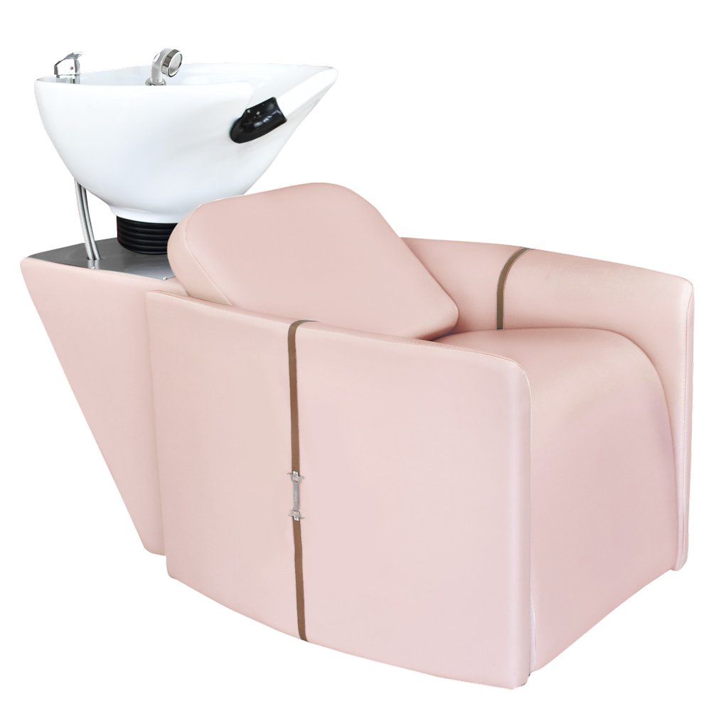 Combo Lavatório Vogue Premium com Elevação, Cadeiras fixas e carrinho de tintura Combo Lavatório Vogue Premium com Elevação, Cadeiras fixas e carrinho de tintura