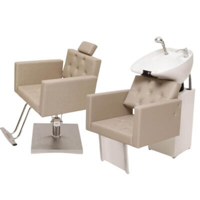 Combo Cadeira e Lavatório Diva para Salão de Beleza