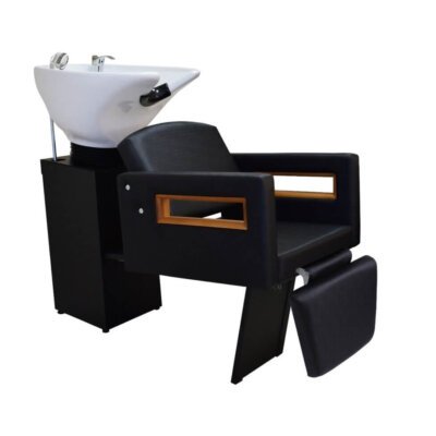 Lavatório Bella com Descanso de Pernas para Salão de beleza