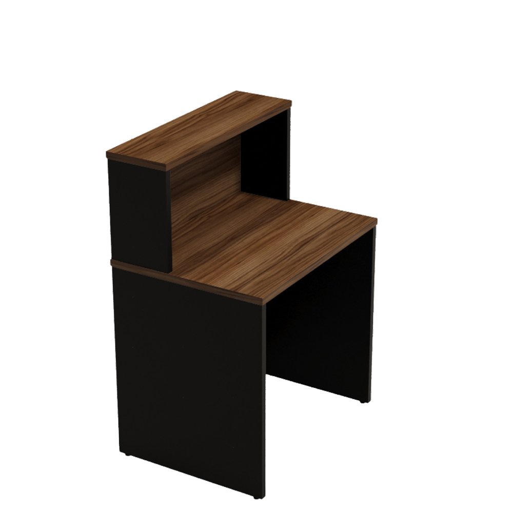 Balcão-de-Atendimento-Linear---MDP-25mm---800mm-nogal Balcão de Atendimento Reto - 800mm