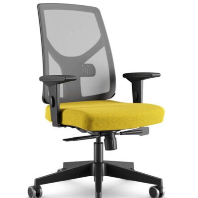 Cadeira Cavaletti Yon para Escritório Giratória 47101 - Base Nylon Cadeira Cavaletti Yon para Escritório Giratória 47101 - Base Nylon