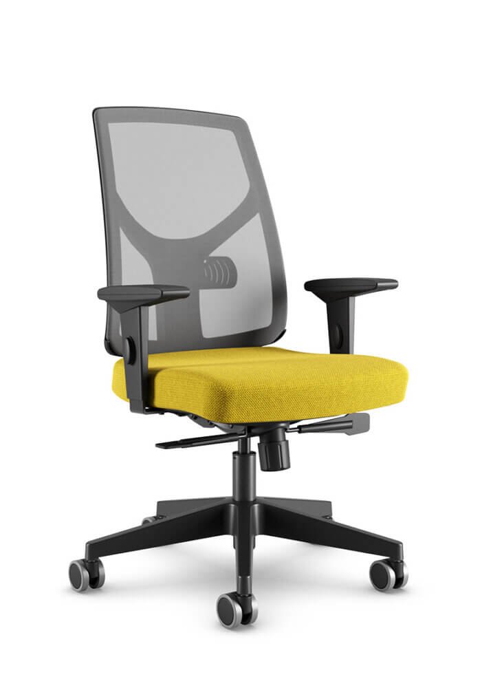 Cadeira Cavaletti Yon para Escritório Giratória 47101 - Base Nylon Cadeira Cavaletti Yon para Escritório Giratória 47101 - Base Nylon