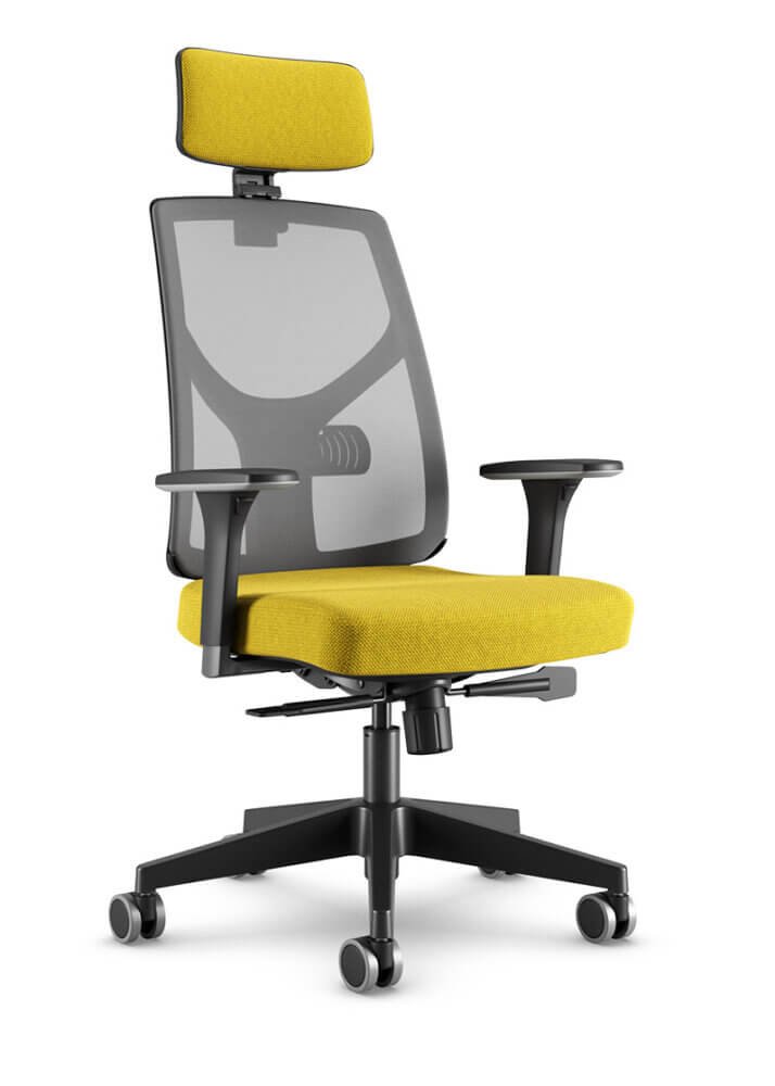 Cadeira Cavaletti Yon para Escritório Giratória 47101 - Base Nylon Cadeira Cavaletti Yon para Escritório Giratória 47101 - Base Nylon