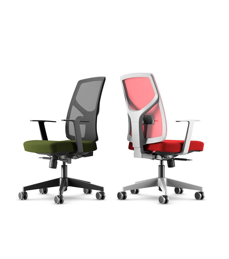 Cadeira Cavaletti Yon para Escritório Giratória 47101 - Base Nylon Cadeira Cavaletti Yon para Escritório Giratória 47101 - Base Nylon