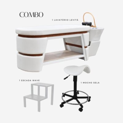 Lavatório Levitá para Head Spa e Terapia Capilar - COMBO