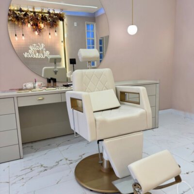 Cadeira Luna para maquiagem