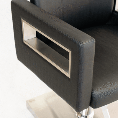 Cadeira de cabeleireiro Lisboa Reclinável Metal para Salão de beleza Cadeira de cabeleireiro Lisboa Reclinável Metal para Salão de beleza
