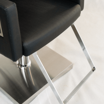 Cadeira de cabeleireiro Lisboa Reclinável Metal para Salão de beleza Cadeira de cabeleireiro Lisboa Reclinável Metal para Salão de beleza