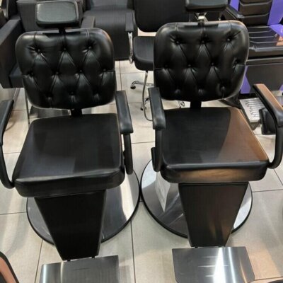 COMBO - 2 Cadeiras Barber Boss para Barbearia ou Salão - OUTLET
