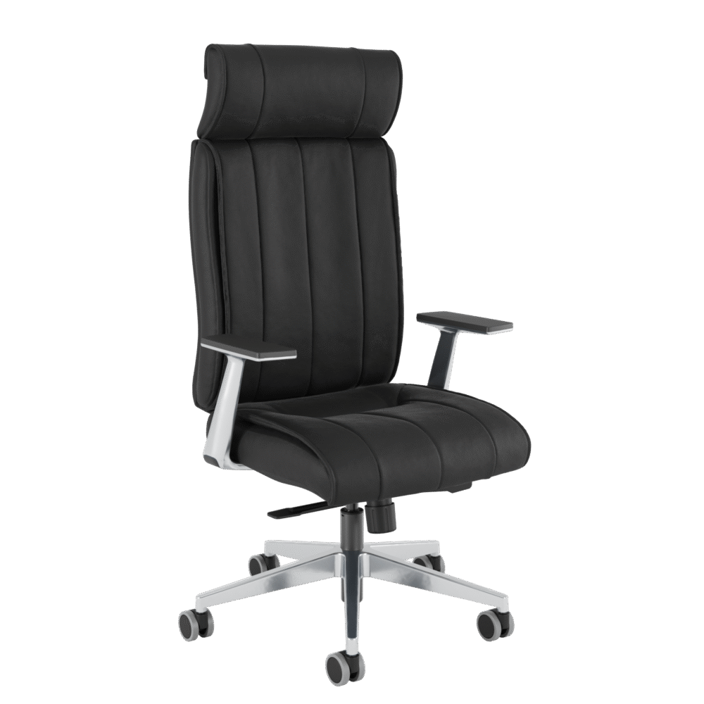 20501 Syncron Braço Alumíinio Aranha Alumíinio CEC Preto Cavaletti Essence - Cadeira para escritório Presidente Giratória 20501 - PRONTA ENTREGA