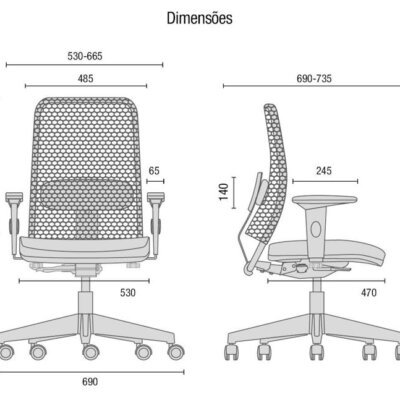 Cavaletti Newnet EXTRA - Cadeira para escritório Diretor Giratória 16212 para Obesos