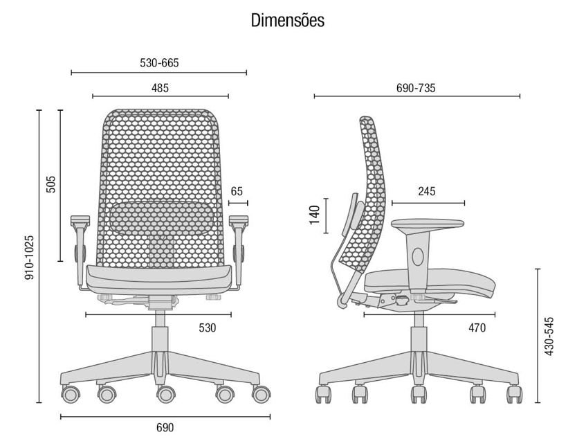 Cavaletti Newnet EXTRA - Cadeira para escritório Diretor Giratória 16212 para Obesos