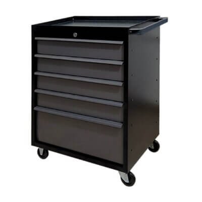 Carrinho Auxiliar Loft Pro Extra Gaveteiro Estilo Industrial para Barbearia e Salão