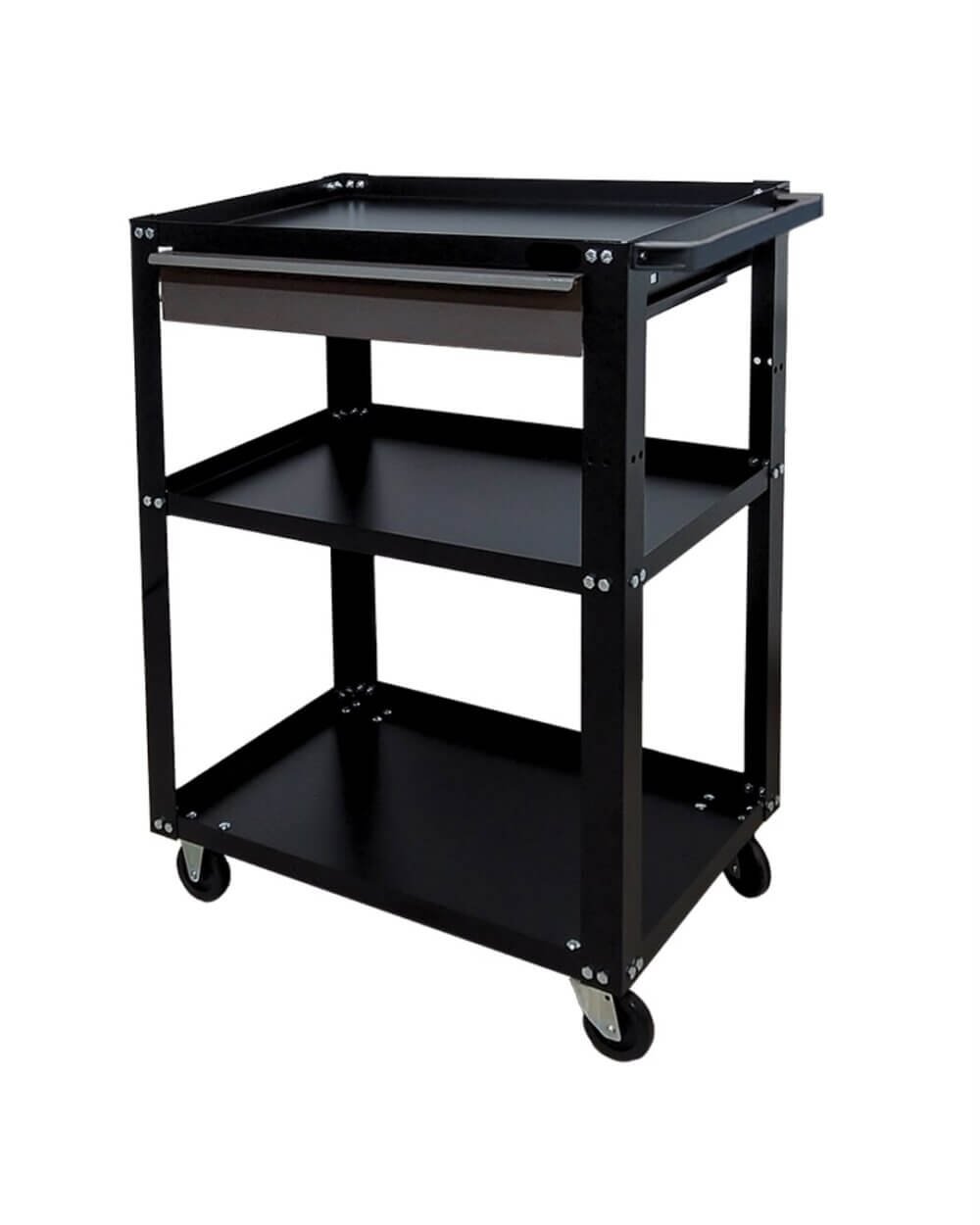 Carrinho Auxiliar Loft Plus Estilo Industrial para Barbearia e Salão