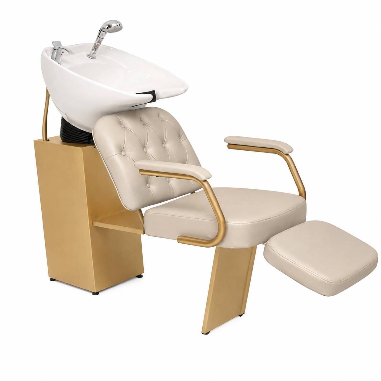 Lavatório Beauty Gold para Salão de Beleza